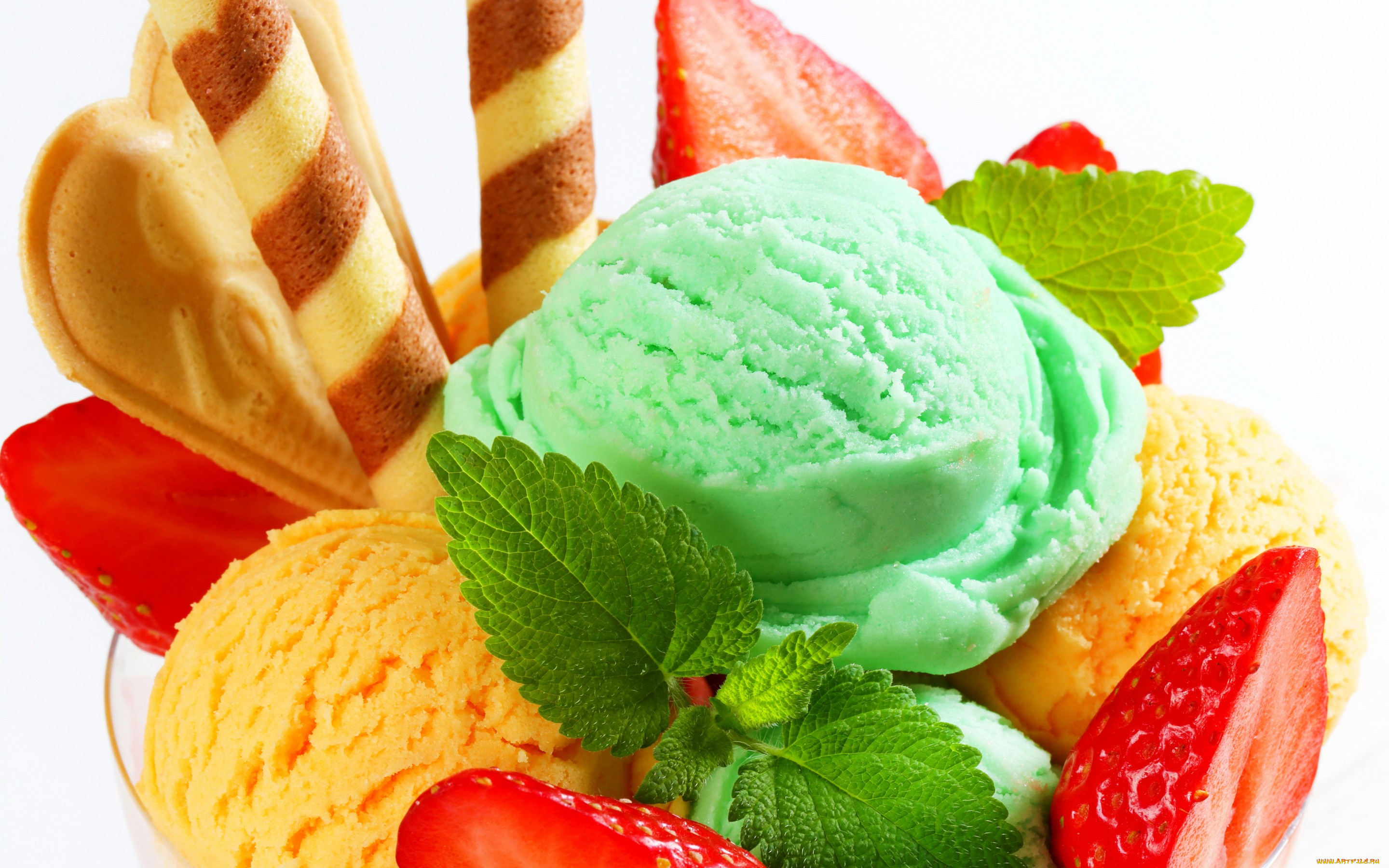 , ,  , , , , , sweet, dessert, mint, strawberry, ice, cream